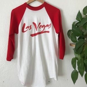 VIVA FUCKING LAS VEGAS 3/4 VINTAGE BASEBALL TEE
